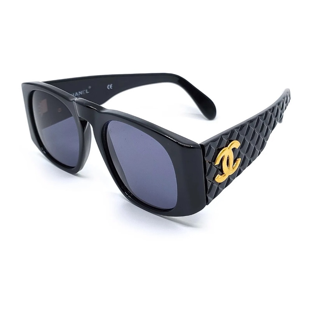 GUC Authentic Chanel CC matelassé sunglasses